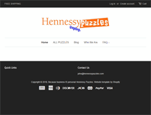 Tablet Screenshot of hennessypuzzles.com